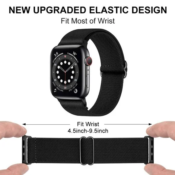NEW[BAND] Nylon Adjustable Strap For Apple Watch G - Picture 2 of 4